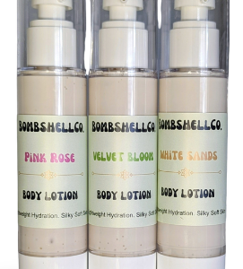 picture of a body lotion for dry skin BombshellCo